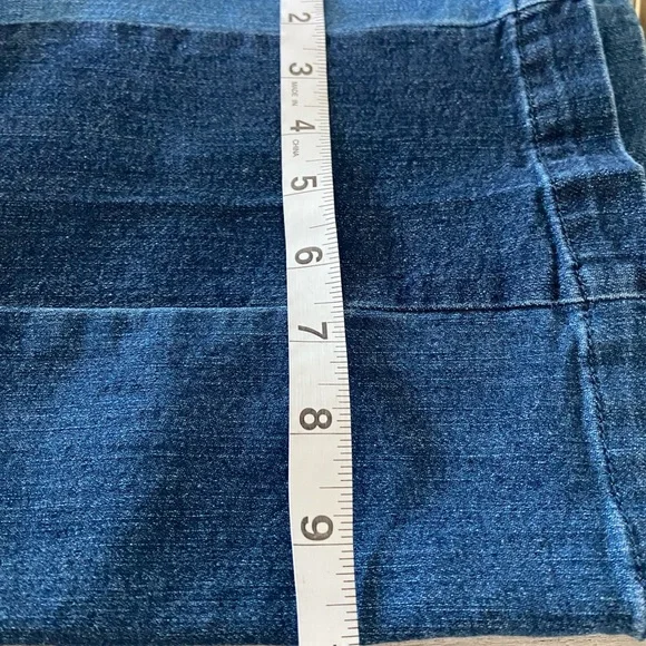 INC International Concepts Blue Wide-Leg Jeans - Picture 7 of 12